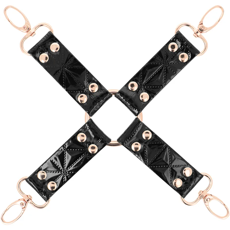 Begme - Preto Edition Hog Tie de Couro Vegano