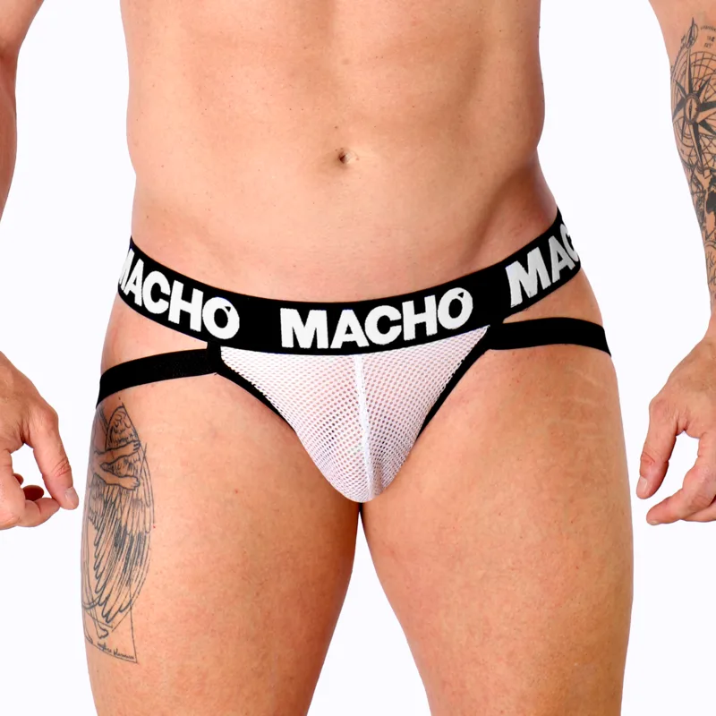 Macho - Mx26X1 Jock Grid Branco