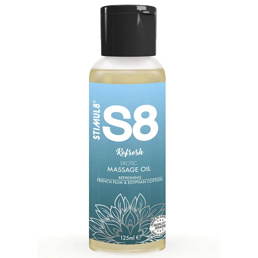 Stimul8 - S8 Refresh Óleo de Massagem de Algodão 125 ml