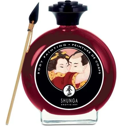 Shunga - Pintura Corporal de Morango e Cava
