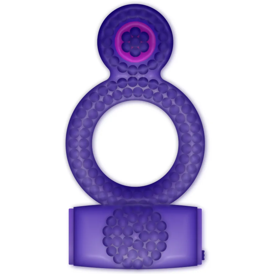 Casual Love - Ring Vibrating Double Pleasure Purple