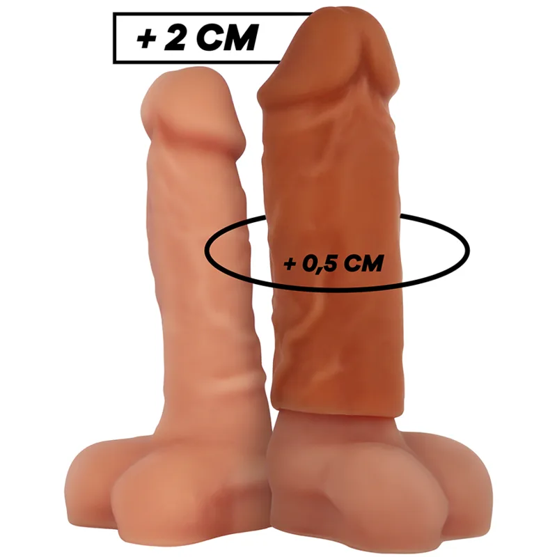 Virilxl - Extensão de Pénis de Silicone Líquido V3 Marrom