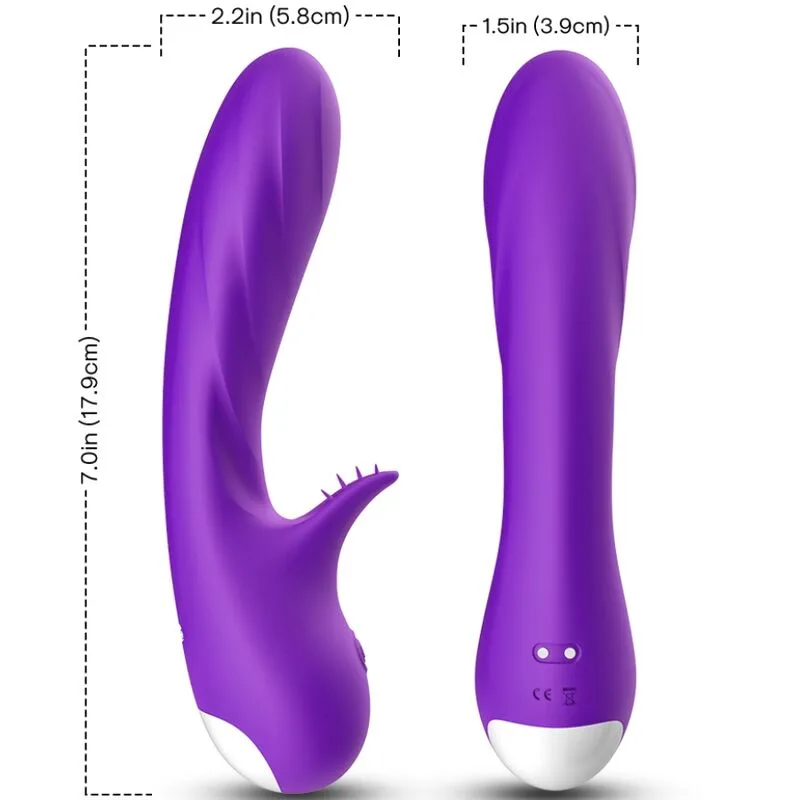 Armony - Vibrador Romance com Estimulador Roxo
