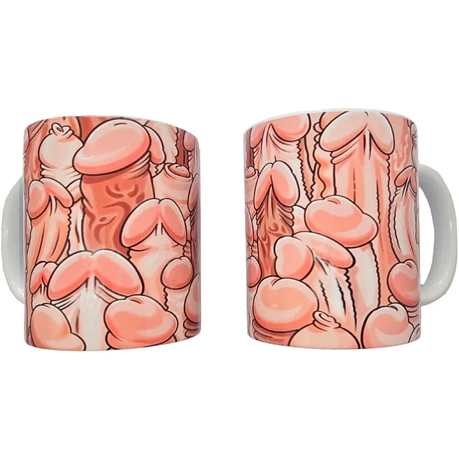 Diablo Picante - Caneca Pénis Color 370 ml