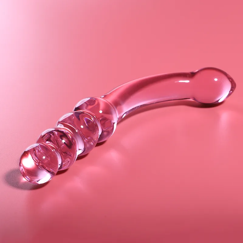 Nebula Series By Ibiza - Modelo 14 Dildo Vidro Borosilicado Rosa 18,5 cm -o- 3 cm