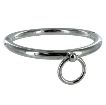 Metal Hard - BDSM Necklace with Ring 18cm