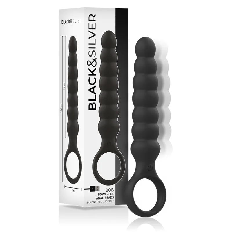 Preto&Silver - Dilador Anal de Silicone Bob Poderoso