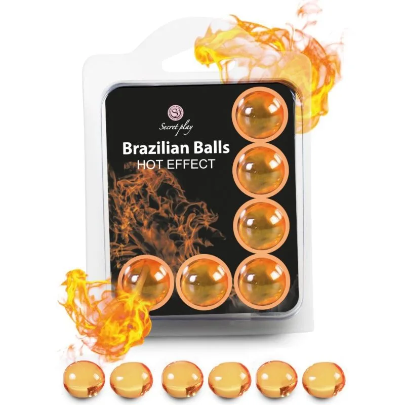 Secretplay - Conjunto 6 Bolas Brasileiras Efeito de Calor