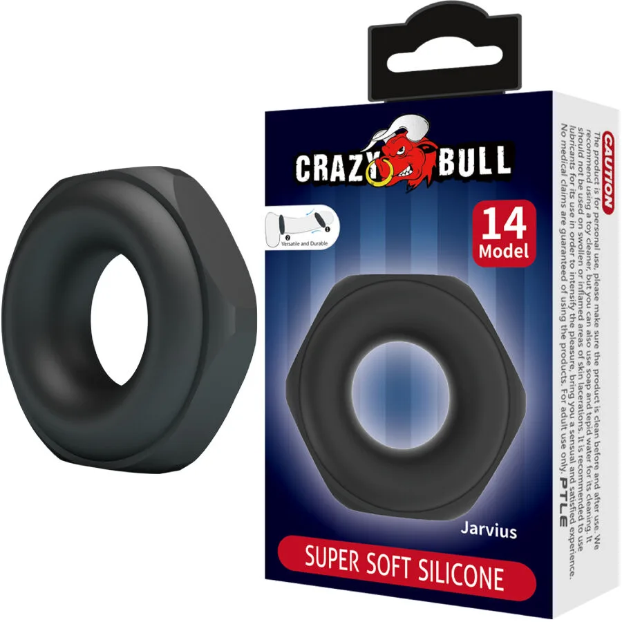 Crazy Bull - Anel de Silicone Jarvius Modelo 14