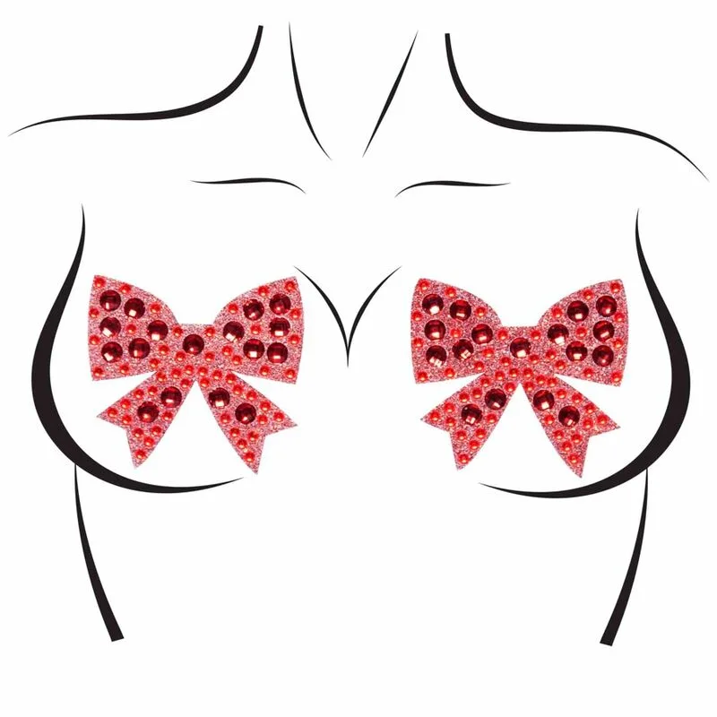 Leg Avenue - Bows Nipple Covers One Size