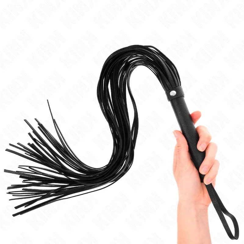 Kink - Black Soft PVC Whip 70 cm