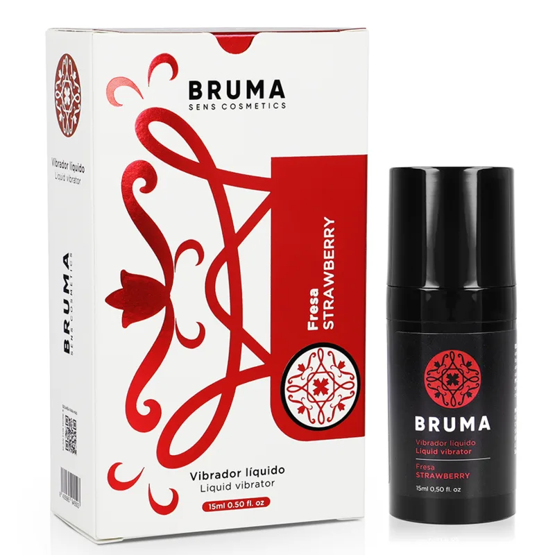 Bruma - Vibrador Líquido Ultra Deslizante Morango 15 ml