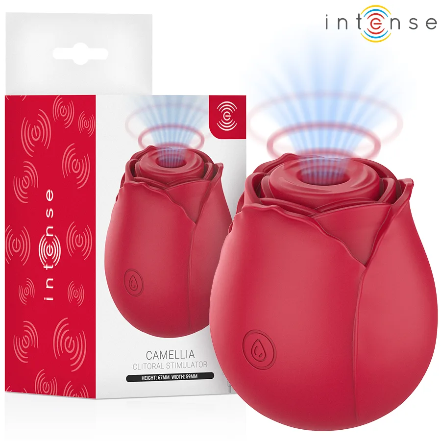 Intense - Camellia Sucção Clitorial Rose By Waves Bordeaux