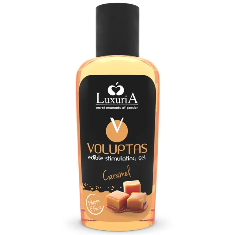 Intimateline Luxuria - Voluptas Gel de Massagem Comestível Efeito Aquecedor - Caramelo 100 ml