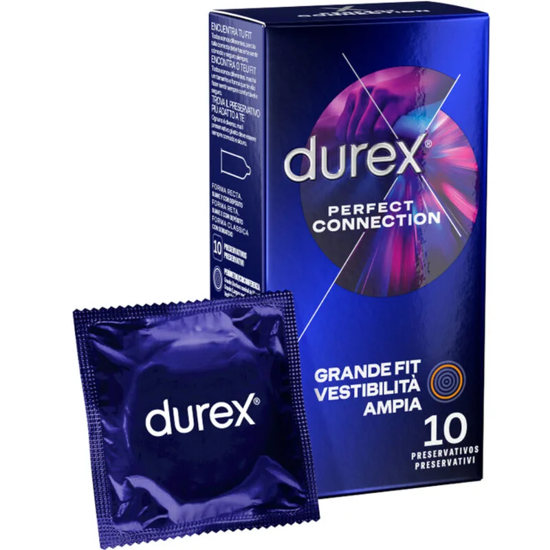 Durex - Conexão Perfeita Lubrificação Extra de Silicone 10 Unidades
