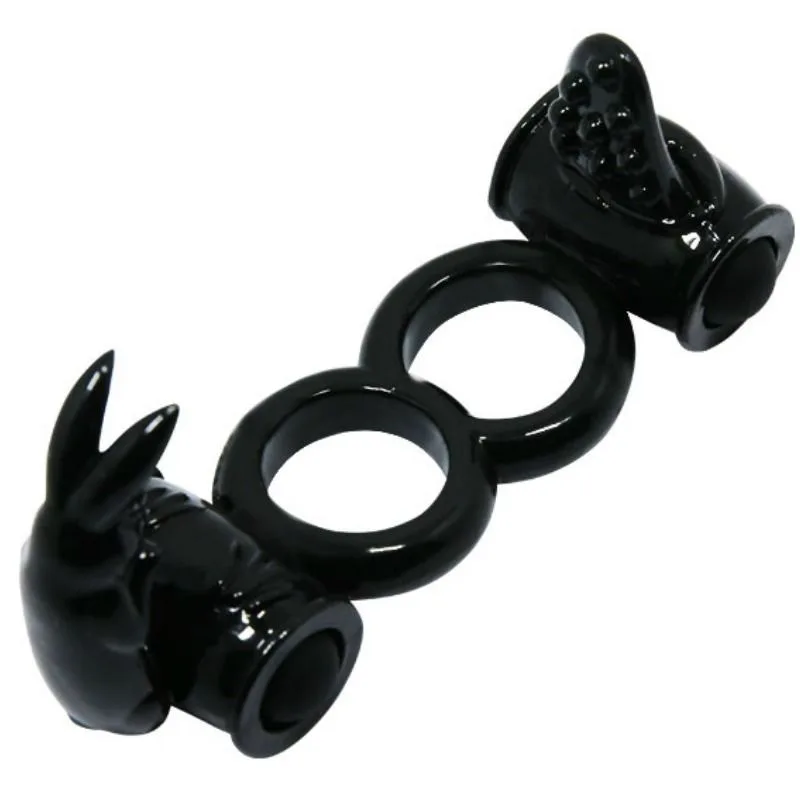 Baile - Sweet Ring Double Ring with Double Rabbit