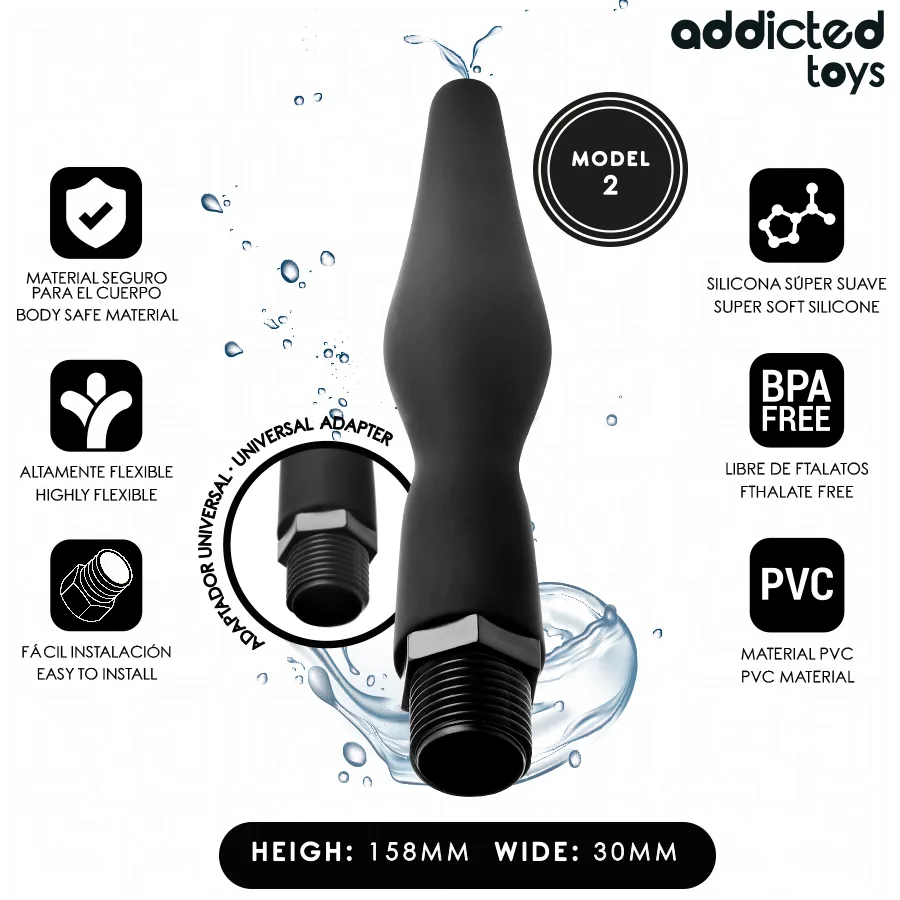 Addicted Toys - Limpador Anal com Adaptador Universal Modelo 2