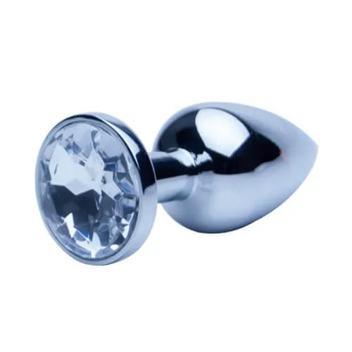 Precious Metals Plug Anal Prateado - Grande