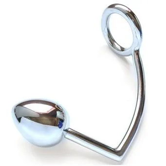 Metal Hard - Ring with Anal Hook 50mm