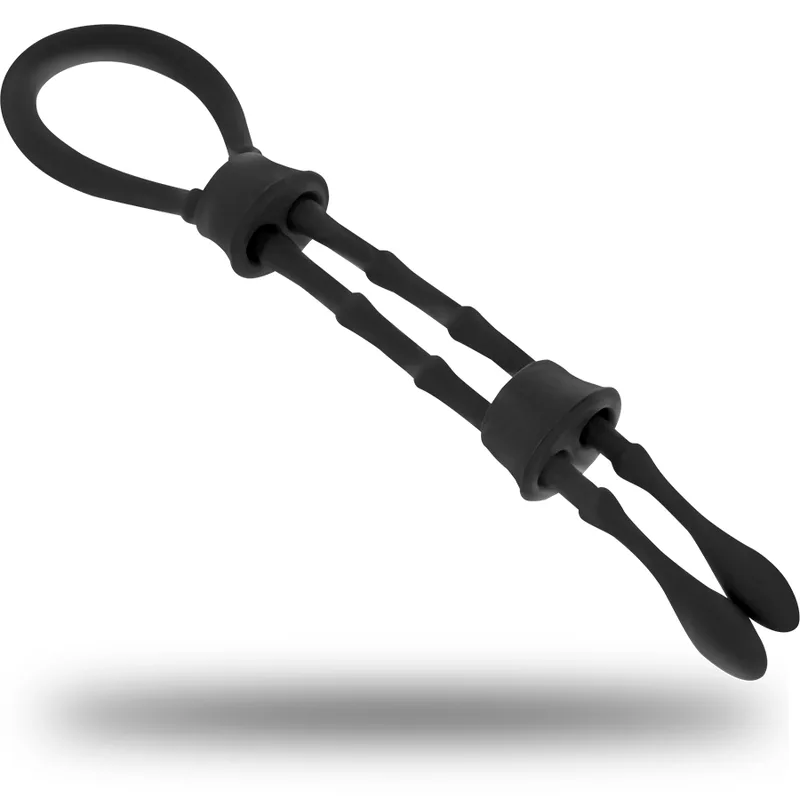 Ohmama Fetish - Silicone Cord-Cock and Testicles Ring