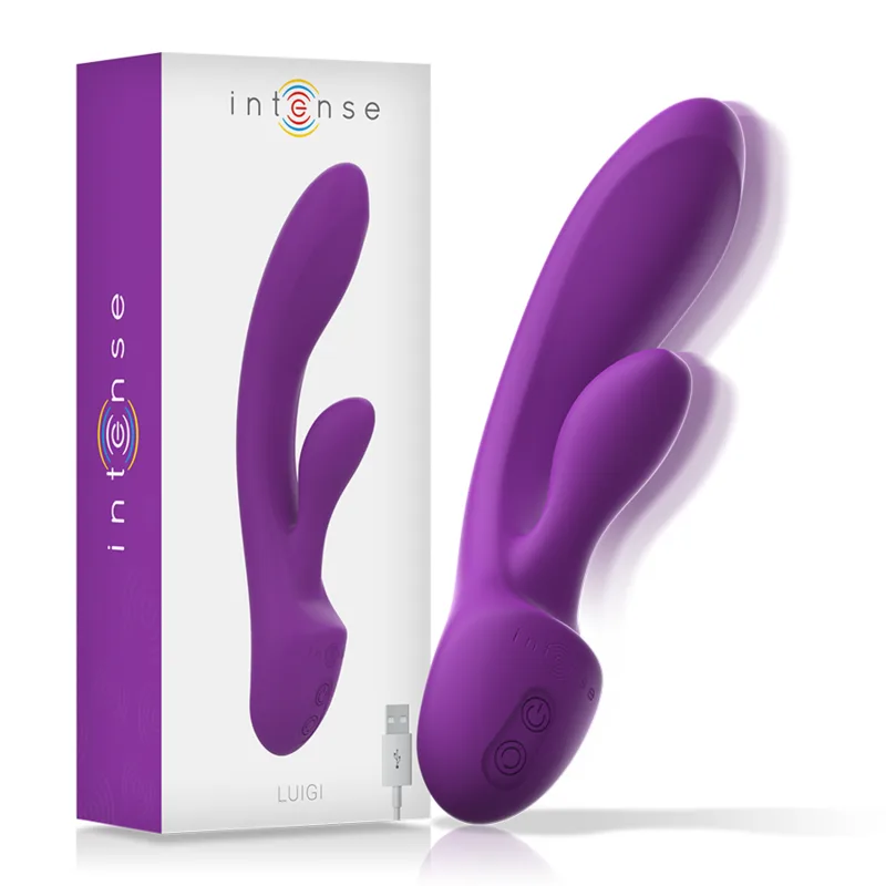Intense - Vibrador Luigi Coelho Silicone Líquido Roxo