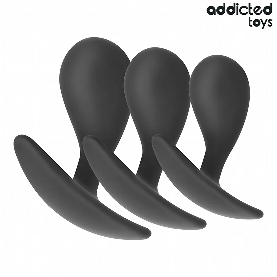 Addicted Toys - Conjunto de 3 Plug Anal Modelo 3