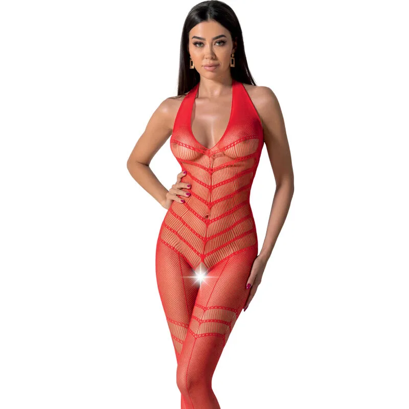 Passion - Bs100 Bodystocking Vermelho Tamanho Único
