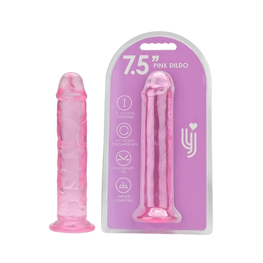Loving Joy Dildo com Ventosa 7.5 Polegadas Rosa