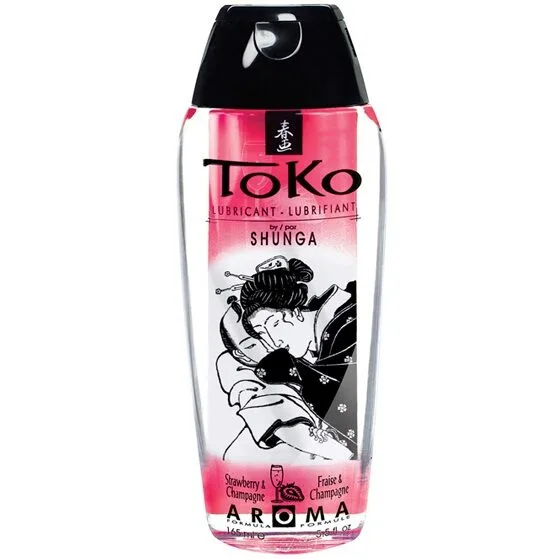 Shunga - Toko Aroma Lubrificante de Morango e Champanhe