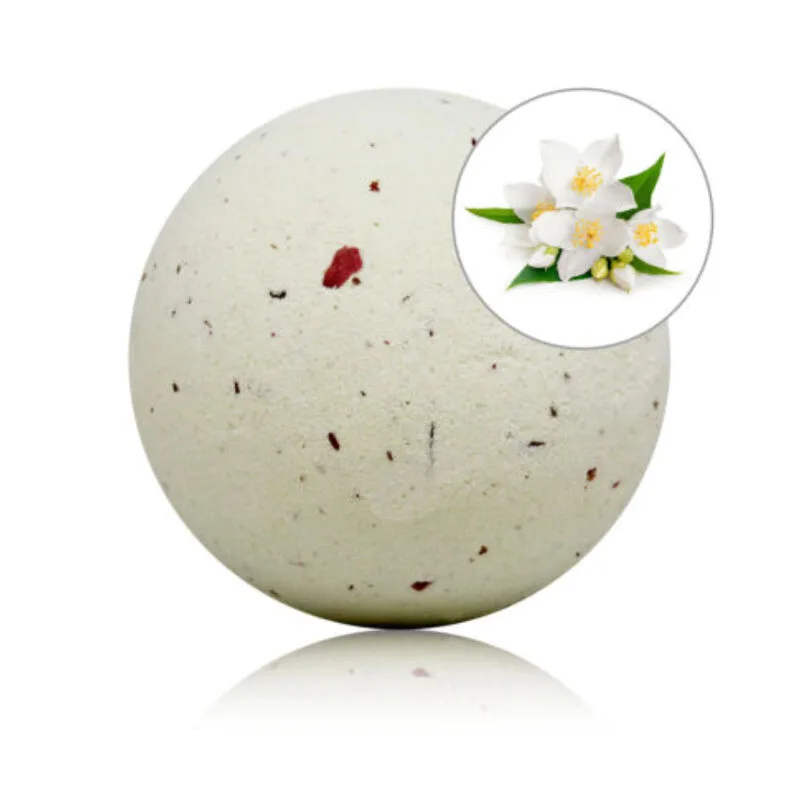 Taloka - Jasmine Scented Bath Bomb with Rose Petals