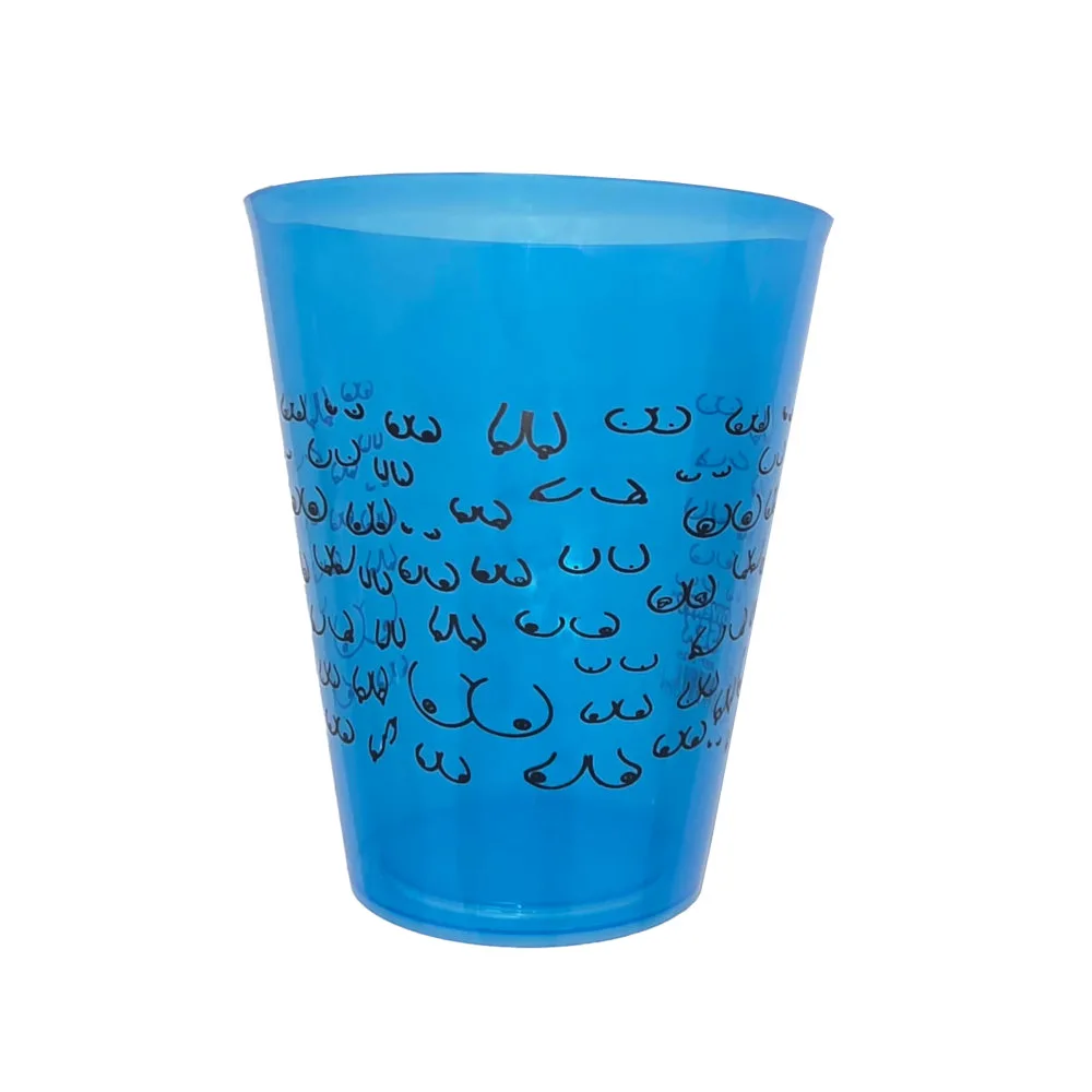 Copo Coberto de Mamas Azul 500ml (Pack de 12)