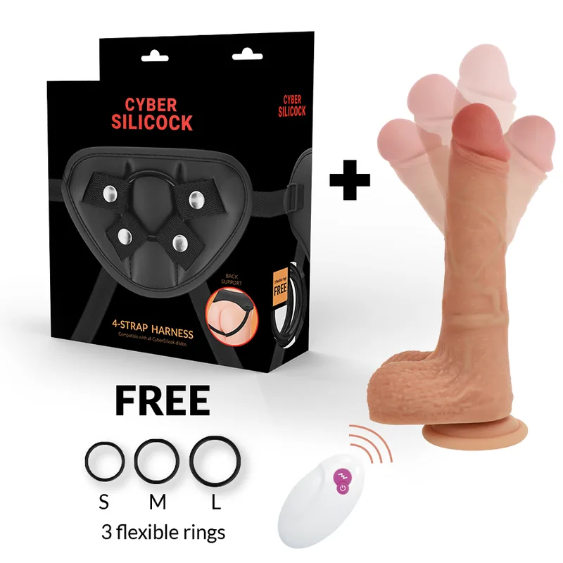 Cyber Silicock - Strap-on Mr Rick Remote Control