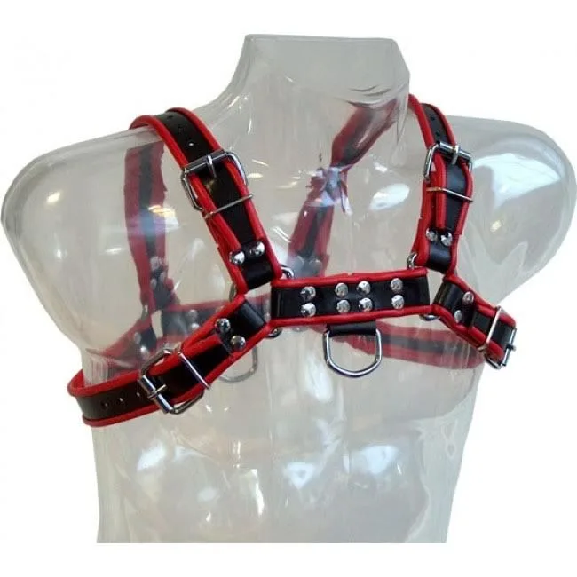Pele Body - Corrente Arnes Iii Preto/Vermelho