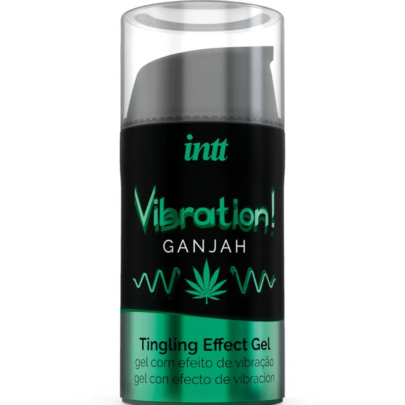Intt - Poderoso Estimulante Íntimo Gel Vibratório Líquido Cannabis 15ml