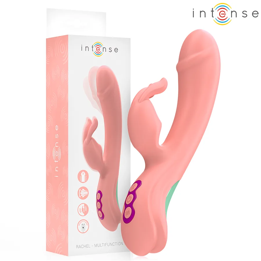 Intense - Vibrador Rachel Rabbit 5 Vibrações Rosa