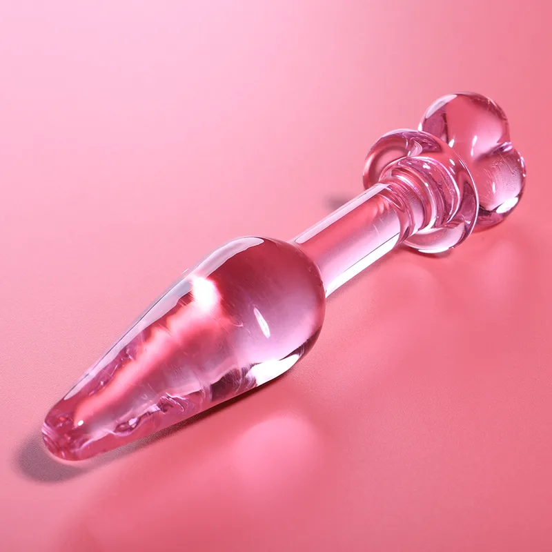 Nebula Series By Ibiza - Modelo 7 Anal Plug Vidro Borosilicado Rosa 13,5 cm -o- 3 cm