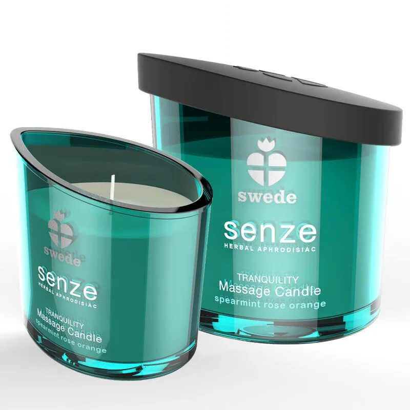 Swede - Vela de Massagem Sweede Senze Tranquility - Hortelã, Rosa, Laranja