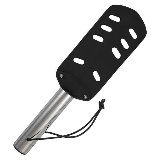 Metal Hard - the Paddle Original Leather and Metal - with Holes