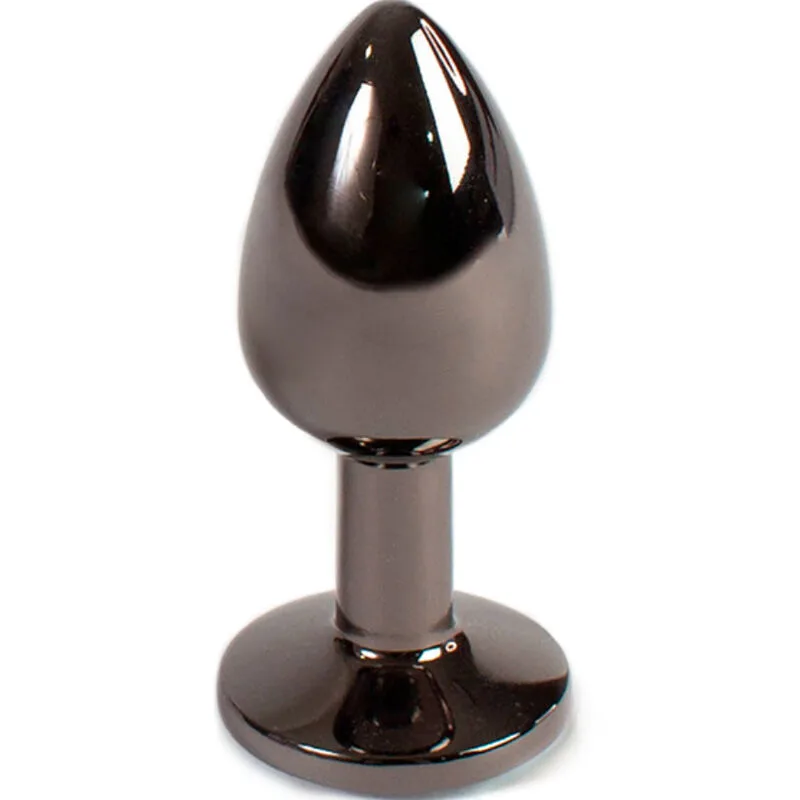 Secretplay - Plug Anal de Gunmetal Tamanho Pequeno 7 cm