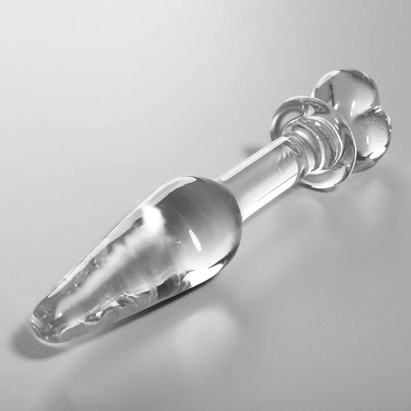 Nebula Series By Ibiza - Modelo 7 Anal Plug Vidro Borosilicado Transparente 13,5 cm -o- 3 cm