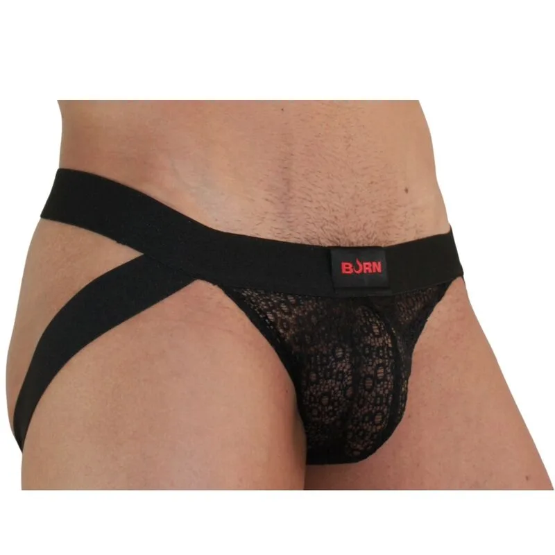 Burn - 005 Jock Lingerie Preto XL