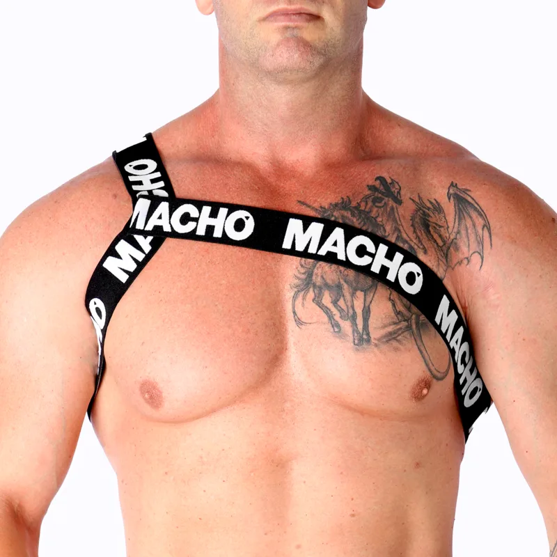 Macho - Arnês Romano Branco