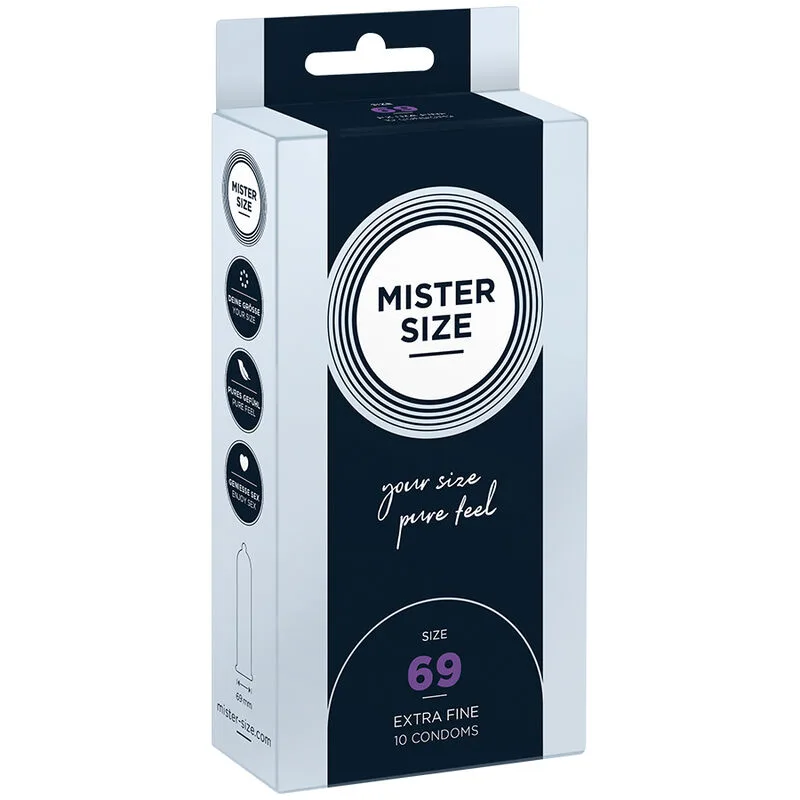 Mister Size - Preservativos Tamanho XXXL 69 mm (10 Unidades)