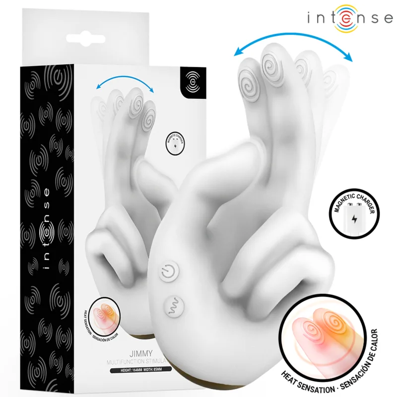 Intense - Jimmy Hand-Shaped Multifunction Stimulator with Vibration and Heat