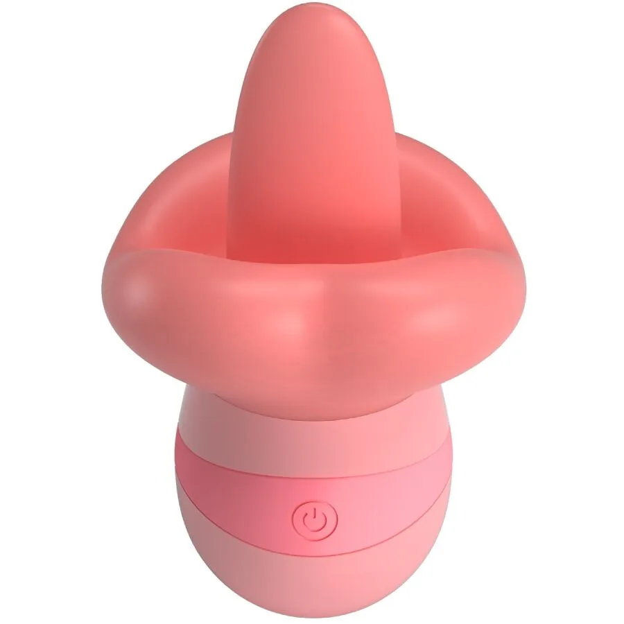 Pretty Love - Kylee Tongue Clitoris Stimulator 10 Vibrations Nude Pink