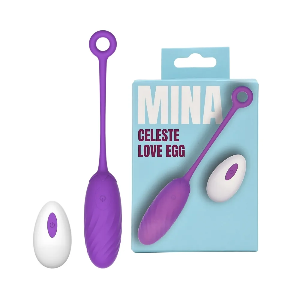 Mina Celeste Ovo Vibratório Love Egg 10 Funções