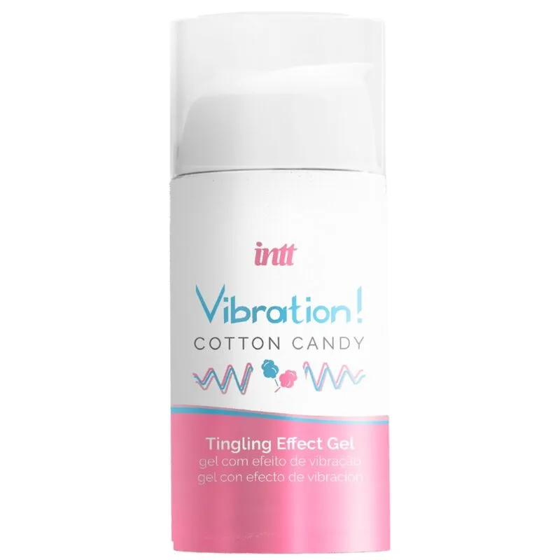 Intt - Poderoso Estimulante Íntimo Algodão Doce Gel Vibrador Líquido 15 ml