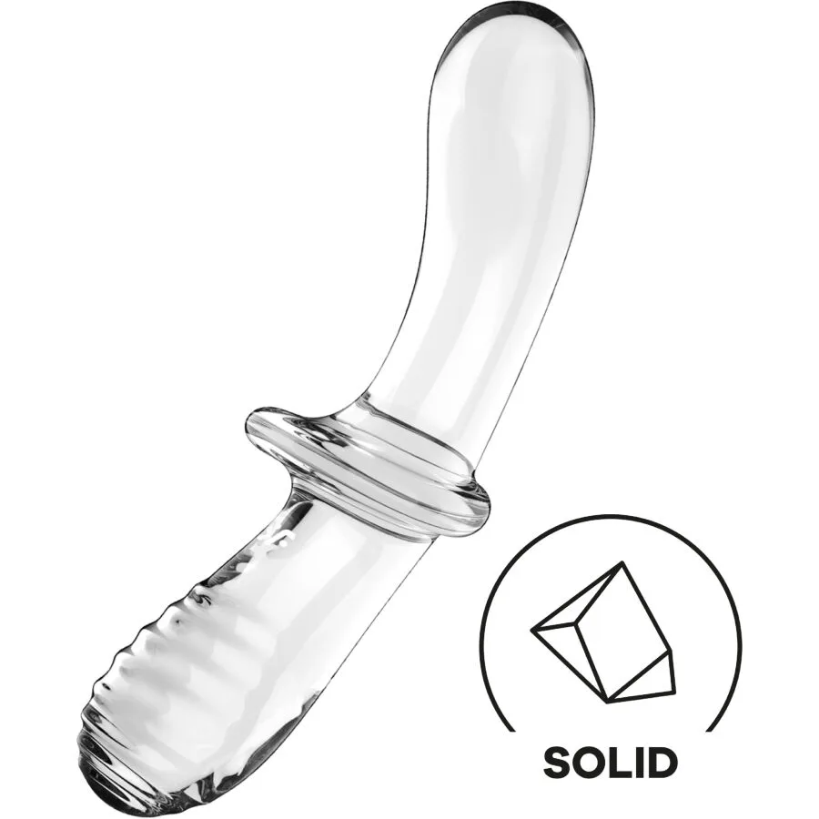 Satisfyer - Dildo de Cristal Duplo Transparente