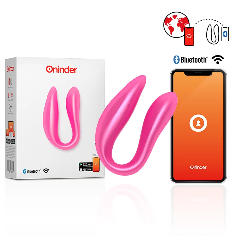 Oninder - Lisboa G-Spot & Clitoral Stimulator Rosa - Aplicação Gratuita