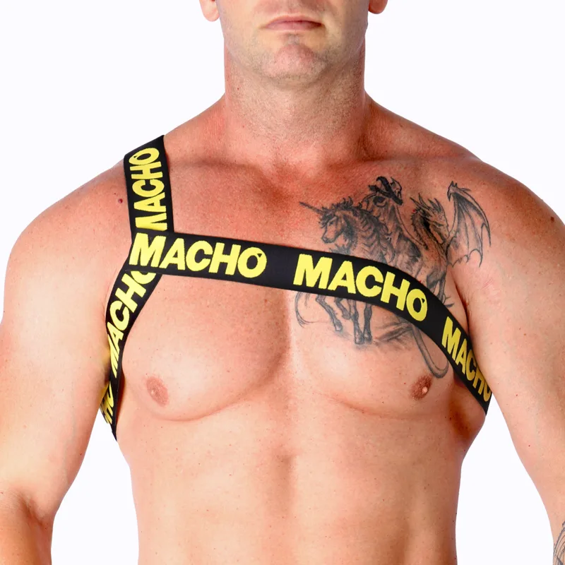 Macho - Arnês Romano Amarelo